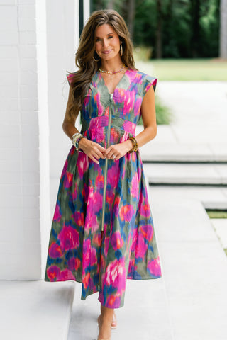 Garden in Bloom Midi Dress
