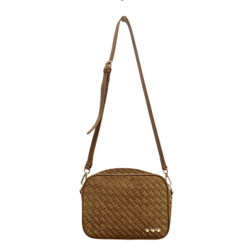Suede Woven Willow Camera Crossbody Bag ~PREORDER~ - Instyle Boutique