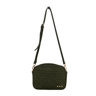 Suede Woven Willow Camera Crossbody Bag ~PREORDER~ - Instyle Boutique