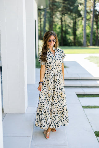 Chic Moments Animal Maxi Dress - Instyle Boutique