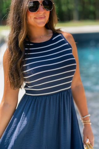 Sailor's Sweetheart Maxi Dress - Instyle Boutique