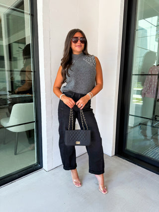 Shimmer & Chic Sweater Top