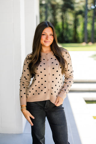 Polka Party Sweater Top
