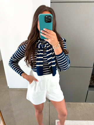Effortless Chic Striped Sweater - Instyle Boutique