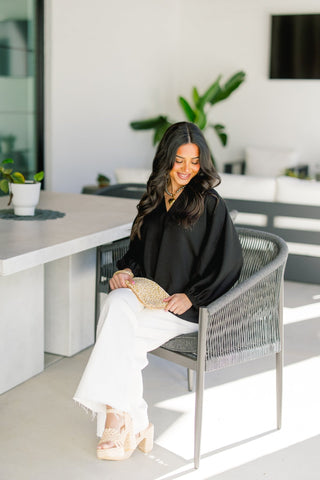 By The Way Black Top - Instyle Boutique