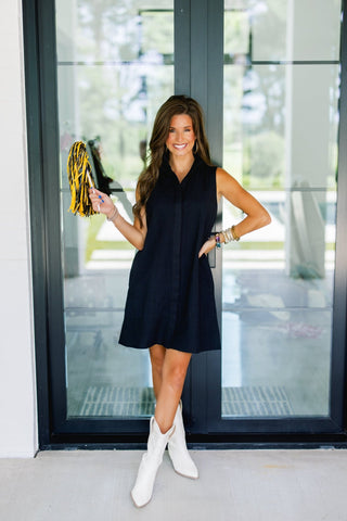 The Black Edit Sleeveless Dress - Instyle Boutique