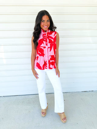Summer Glow Pink Tank - Instyle Boutique