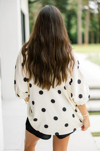 I Spotted You Ivory Top - Instyle Boutique