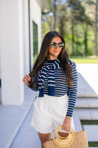Effortless Chic Striped Sweater - Instyle Boutique