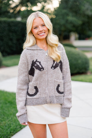 Santa Fe Zipper Sweater - Instyle Boutique