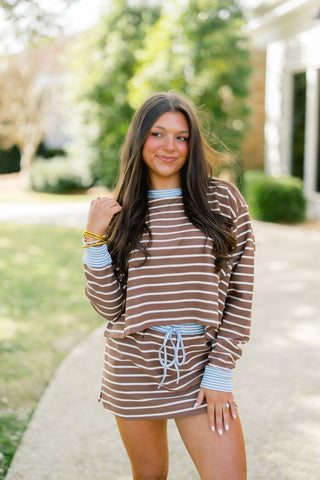 Cocoa Coast Striped Set - Instyle Boutique