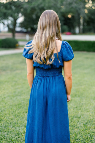 The Lone Star Denim Midi Dress - Instyle Boutique