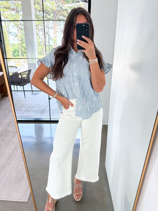 Breezy Days Striped Top