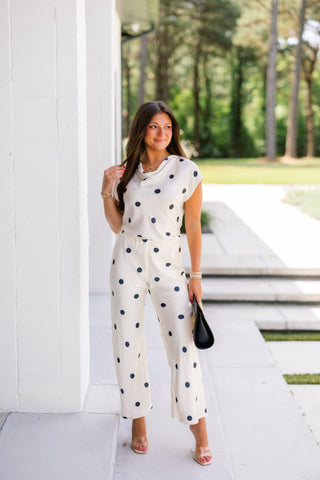 Chic Dot Satin Pants - Instyle Boutique