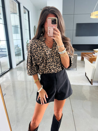 All That And More Animal Print Top