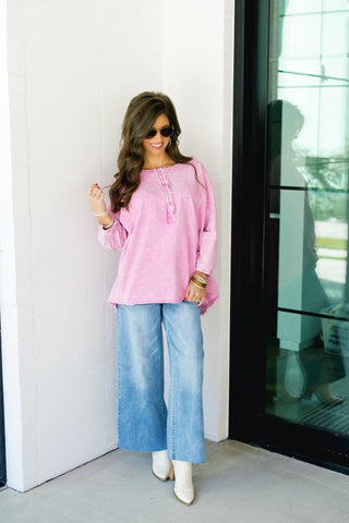 More Fun Malibu Pink Top - Instyle Boutique