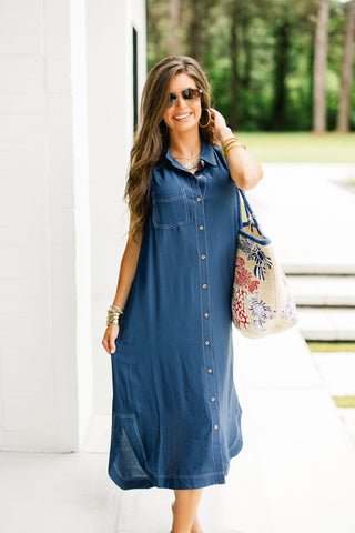 Never Ending Navy Dress