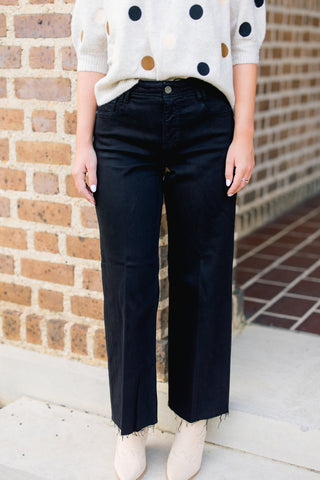 Now You Know Black Denim