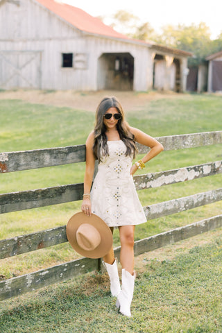 Studded & Sassy Western Dress
