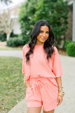 Charming Chill Set-Coral