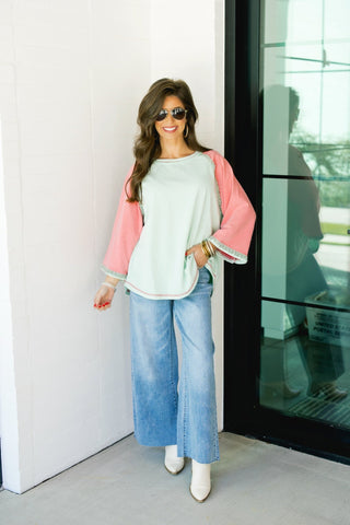 See You Soon Sage Top - Instyle Boutique