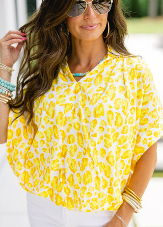 Lemoncello Luxe Blouse - Instyle Boutique