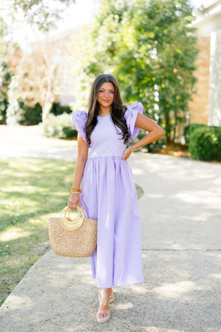 Little Moments Lavender Maxi Dress - Instyle Boutique