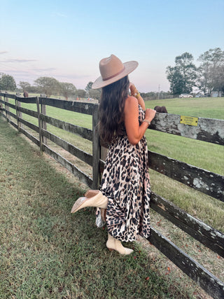 Let's Go Out Leopard Dress
