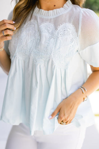 Mint to Be Top - Instyle Boutique