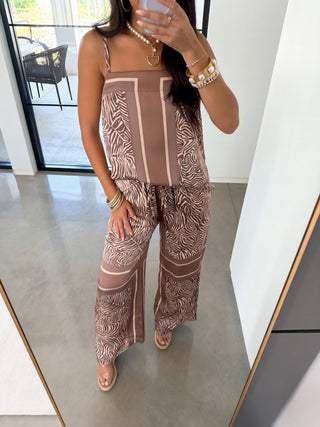The Savannah Border Printed Set