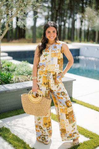 Vintage Daydream Patchwork Two - Piece Set - Instyle Boutique