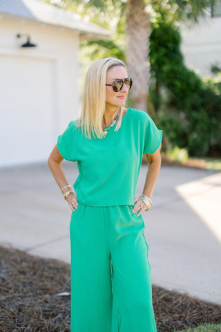 Had Me At Hello Kelly Green Set - Instyle Boutique