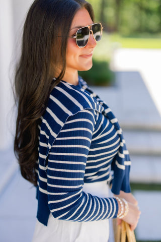 Effortless Chic Striped Sweater - Instyle Boutique