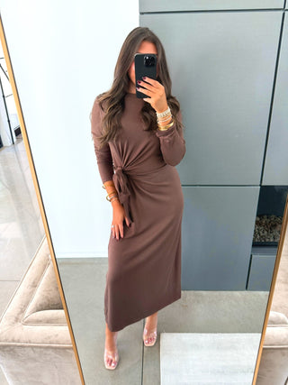 Espresso Escape Dress - Instyle Boutique