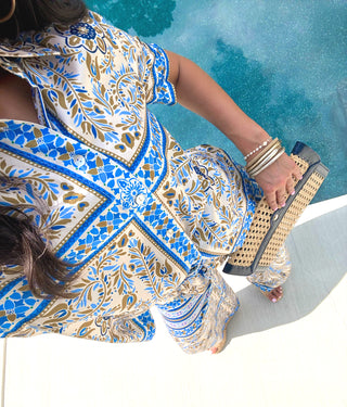 Isla Scarf Print Two Piece Set - Instyle Boutique
