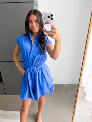 Cobalt Crush Mini Dress - Instyle Boutique