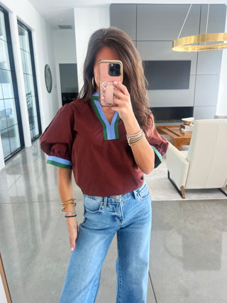 Day To Day Brown Top