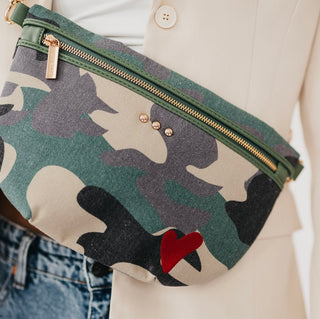 Colby Canvas Printed Bum Bag ~PREORDER~ - Instyle Boutique
