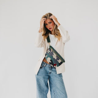 Colby Canvas Printed Bum Bag ~PREORDER~ - Instyle Boutique