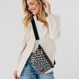 Colby Canvas Printed Bum Bag ~PREORDER~ - Instyle Boutique