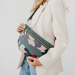Colby Canvas Printed Bum Bag ~PREORDER~ - Instyle Boutique