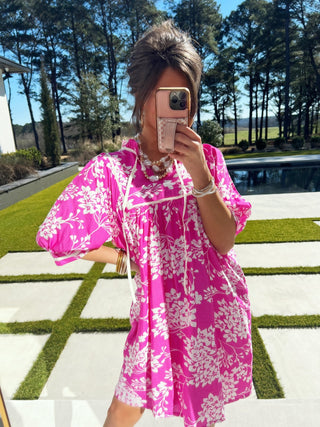 Magenta Sunshine Swing Dress - Instyle Boutique