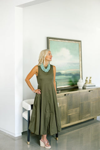 Sunday Stroll Scarf Detail Dress - Instyle Boutique