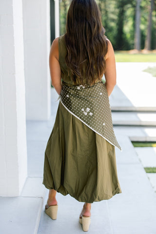 Sunday Stroll Scarf Detail Dress - Instyle Boutique
