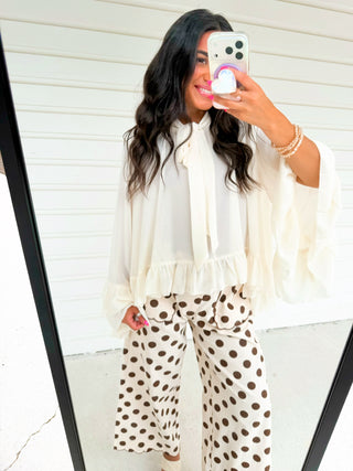 Connect The Dot Mocha Pants - Instyle Boutique