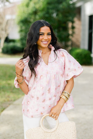 Ballet Blush Pink Top - Instyle Boutique