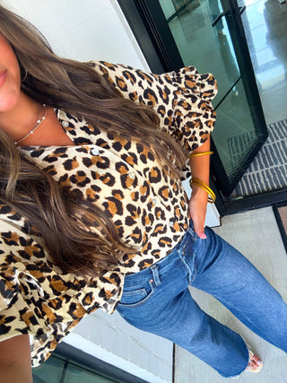 A Little Sassy Animal Print Top