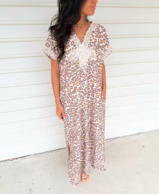 Little Leopard Midi Dress - Instyle Boutique