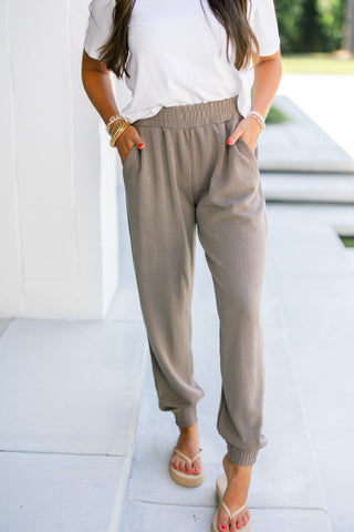 Move Over Mocha Joggers - Instyle Boutique