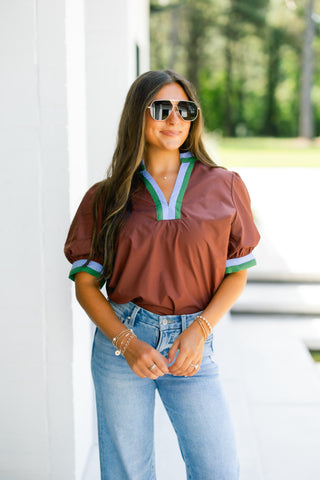 Day To Day Brown Top